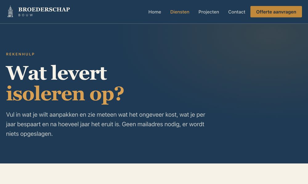 Rekenhulp voor klanten